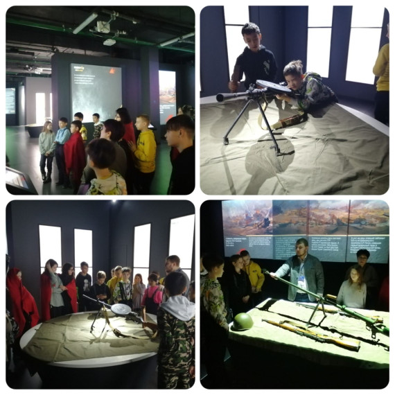 Учащиеся 7б, 6в и 5в классов посетили Исторический парк «Россия-моя история. Югра».